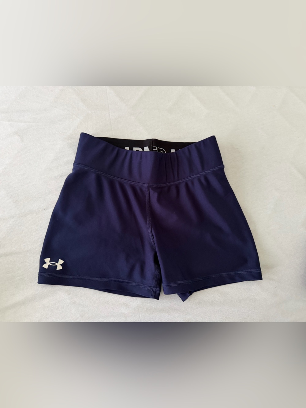 Under Armour Women's Navy Blue Training Bike Shorts